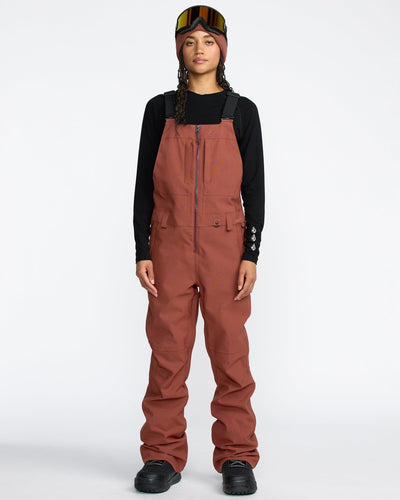 Volcom Women's Swift Bib Overall Henna