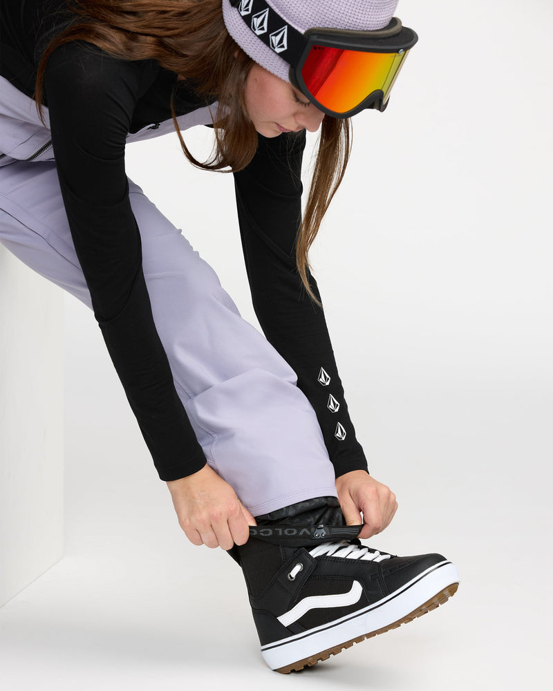 Women's Swift Bib Overall-Lavender Aura-Volcom