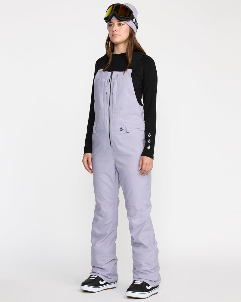 Women's Swift Bib Overall-Lavender Aura-Volcom