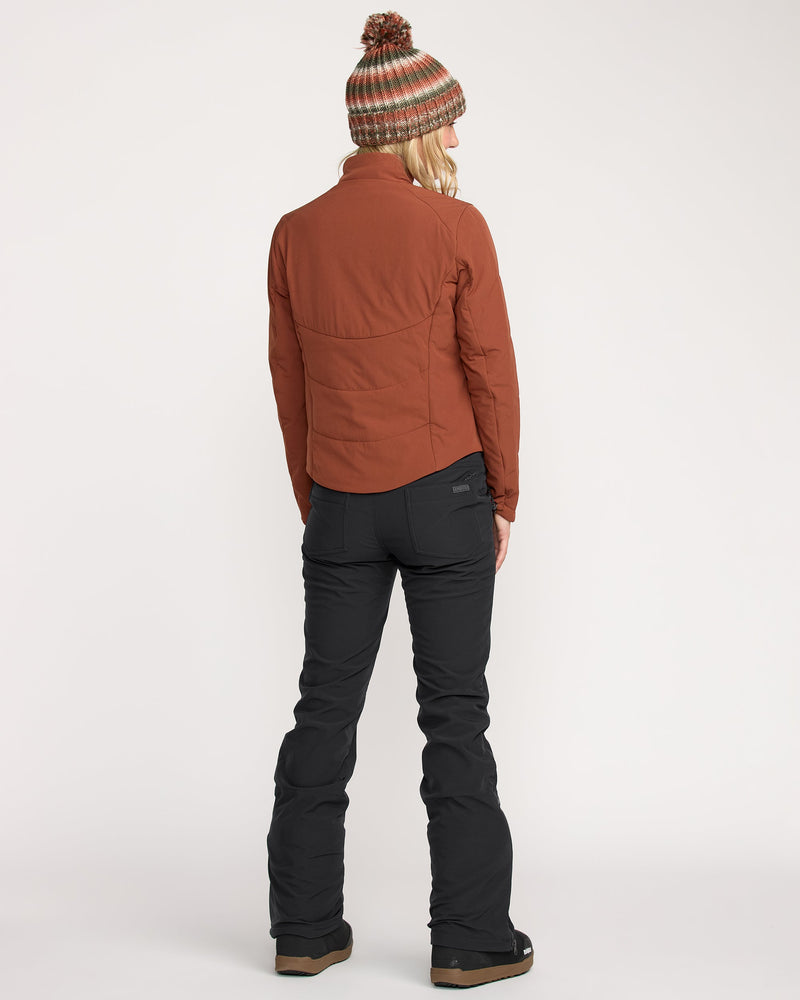 Volcom Women's Battle Stretch Hr Pants Black