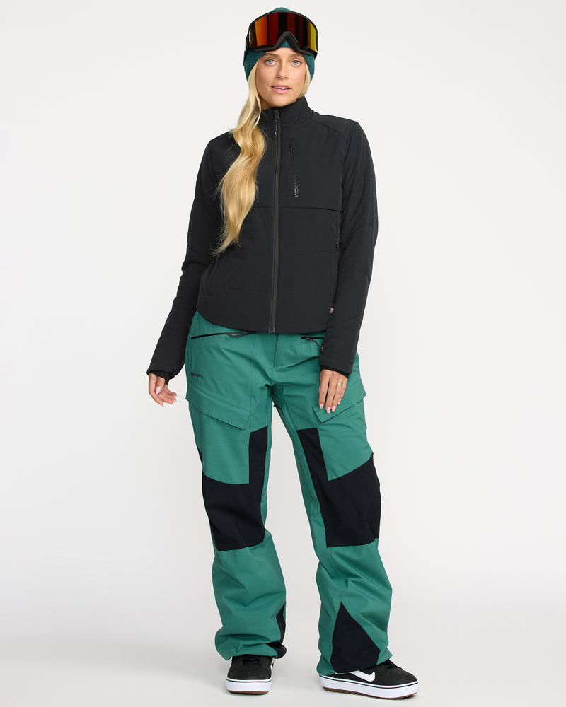 Volcom Women's Evergreen Full Zip Jacket Black