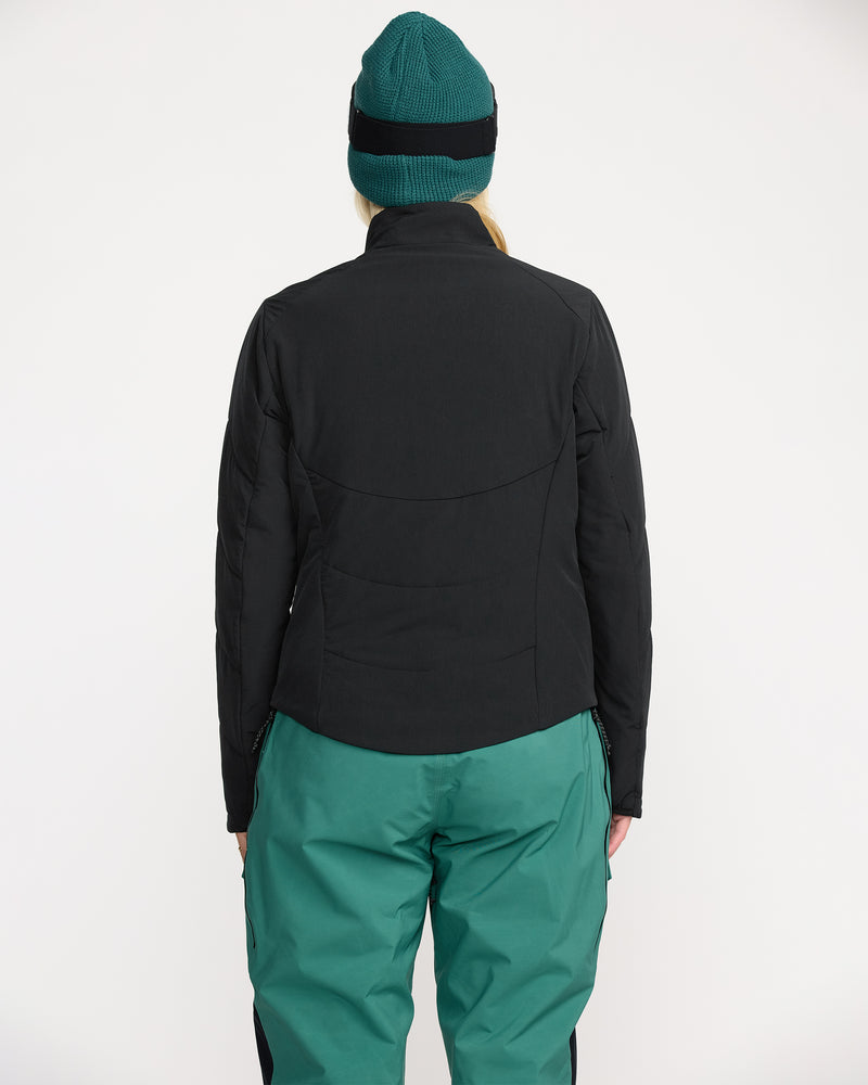 Women's Evergreen Full Zip Jacket-Black-Volcom