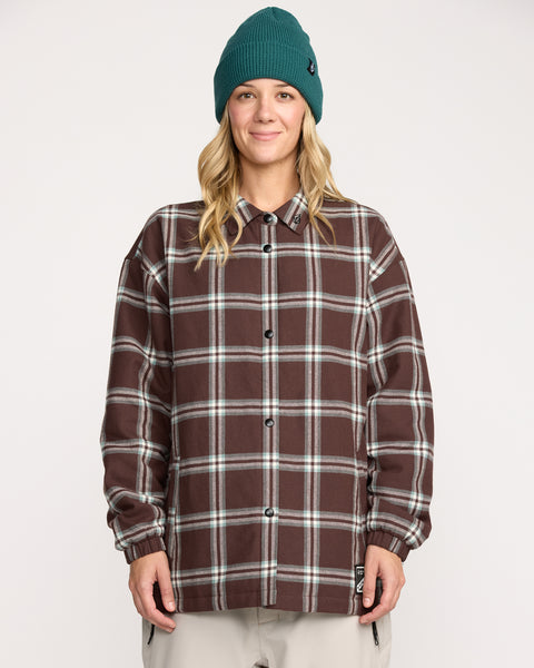 Volcom Women's Ins Riding Flannel Jacket 
