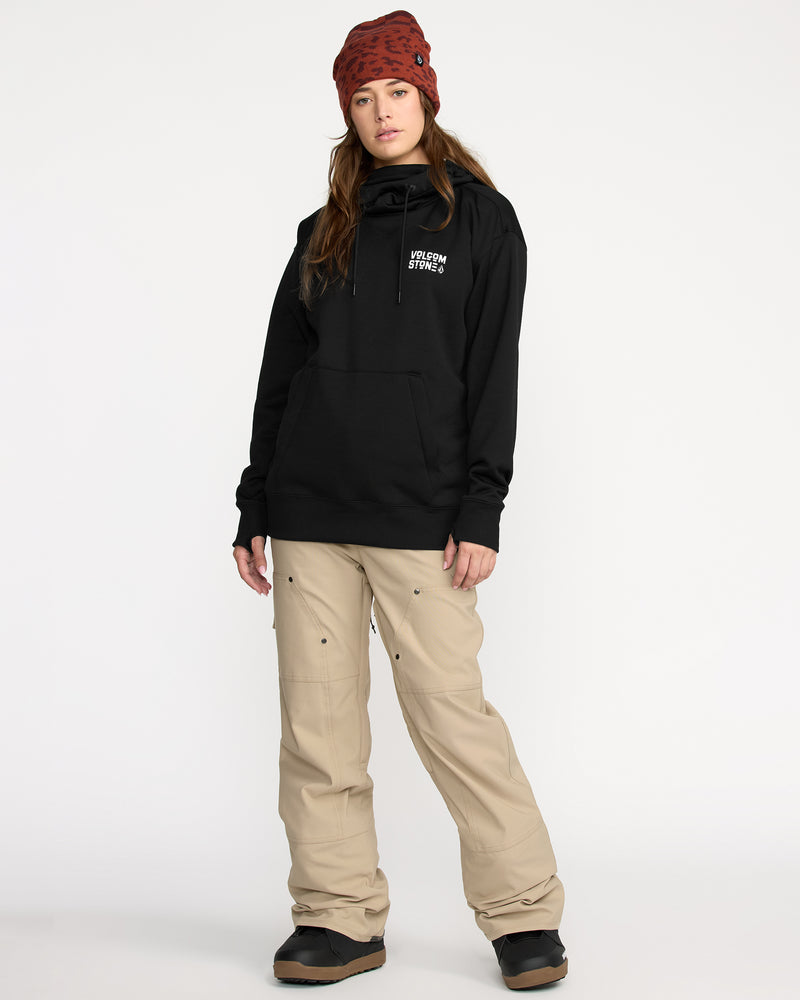 Volcom Women's Riding Hydro Pullover Black