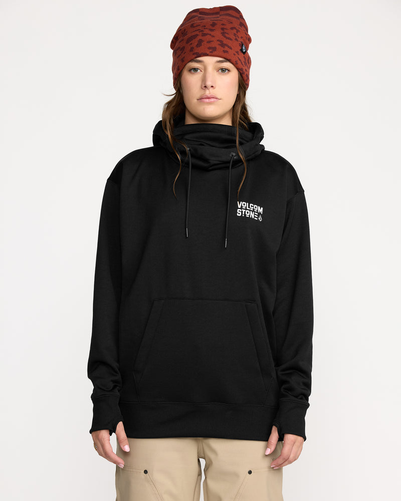 Women's Riding Hydro Pullover-Black-Volcom