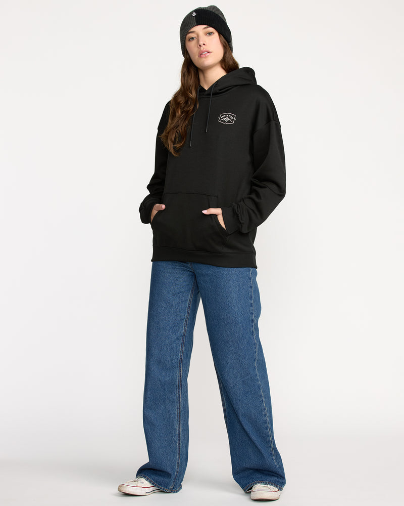 Volcom Women's Essential Hydro Hoodie Black