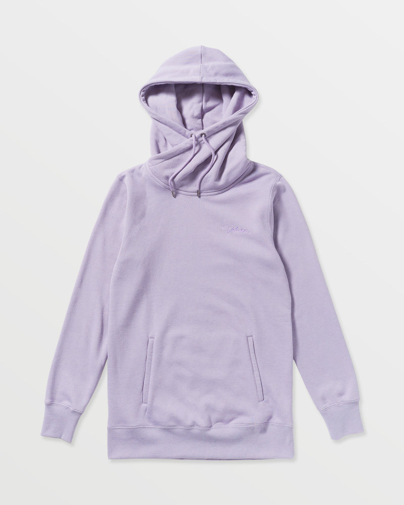 Volcom Women's Tower Pullover Fleece Lavender Aura