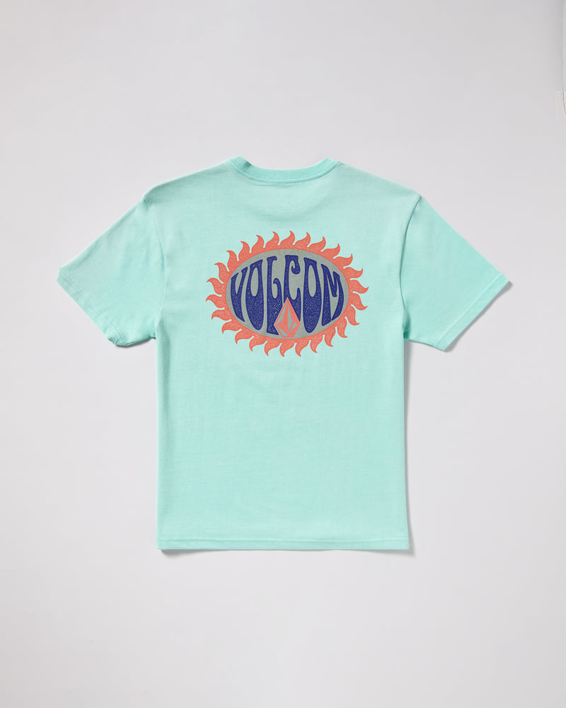 Kids' Bb Solarized Short Sleeve Tee-Aqua-Volcom