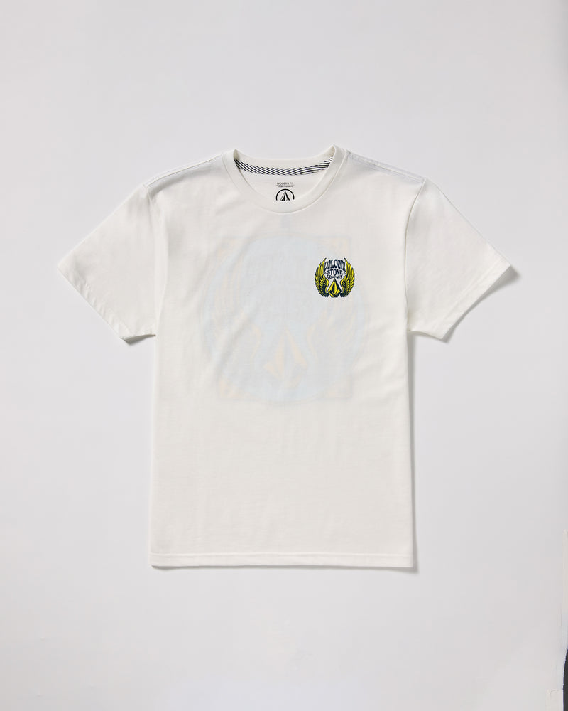 Kids' BB Dactyl Short Sleeve Tee-Off White-Volcom