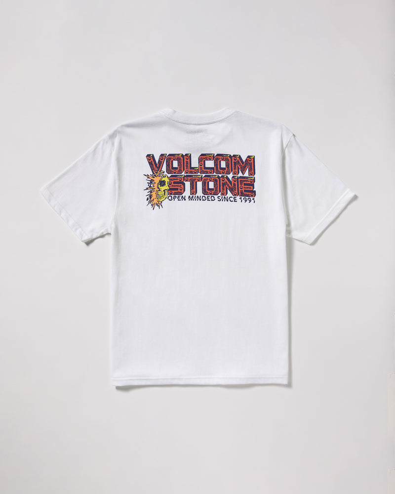 Kids' Bb Migrane Short Sleeve Tee-Off White-Volcom