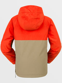 Kids Sluff Insulated Pullover - Orange Shock