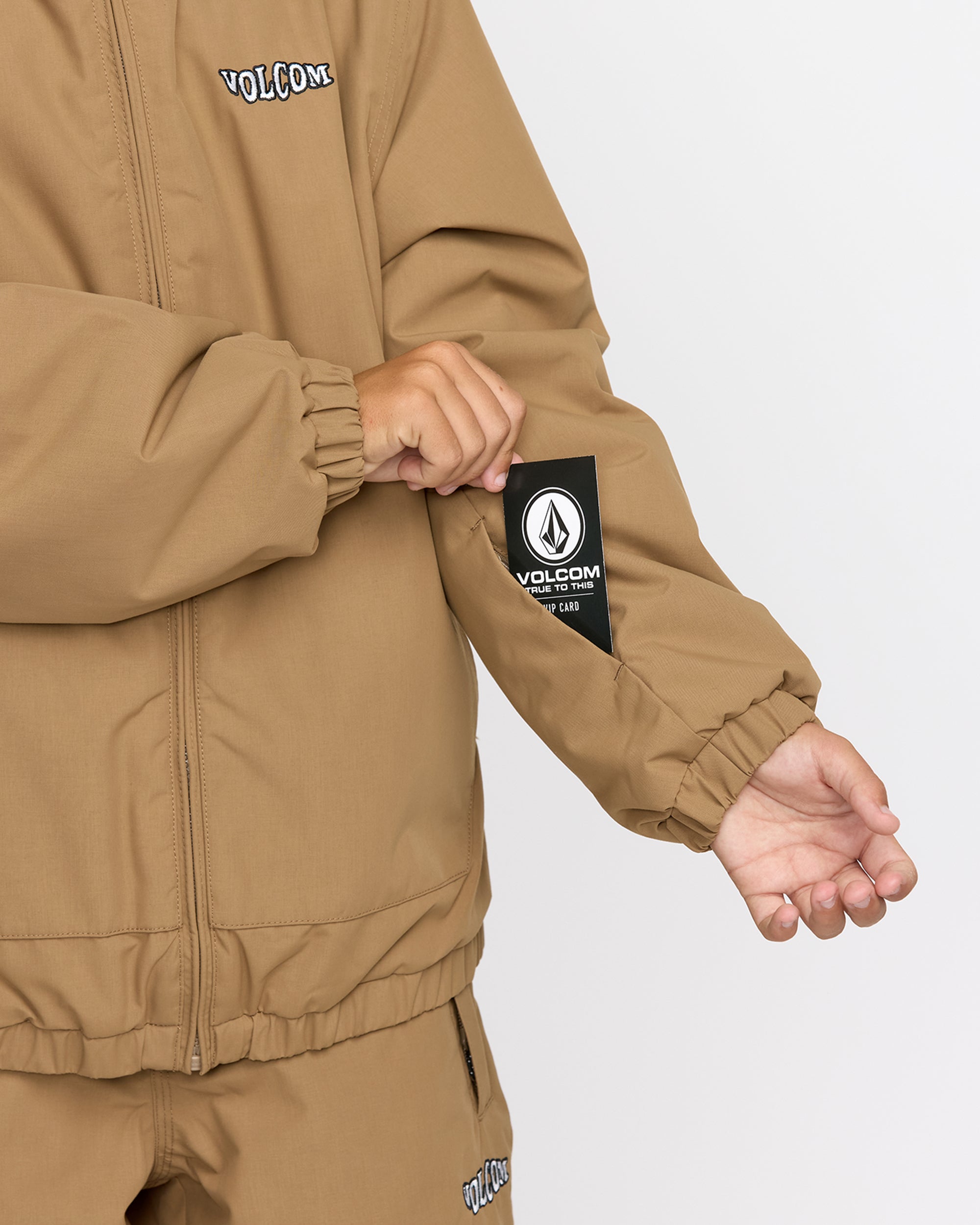 Kids' Chaos Full Zip Jacket - Volcom