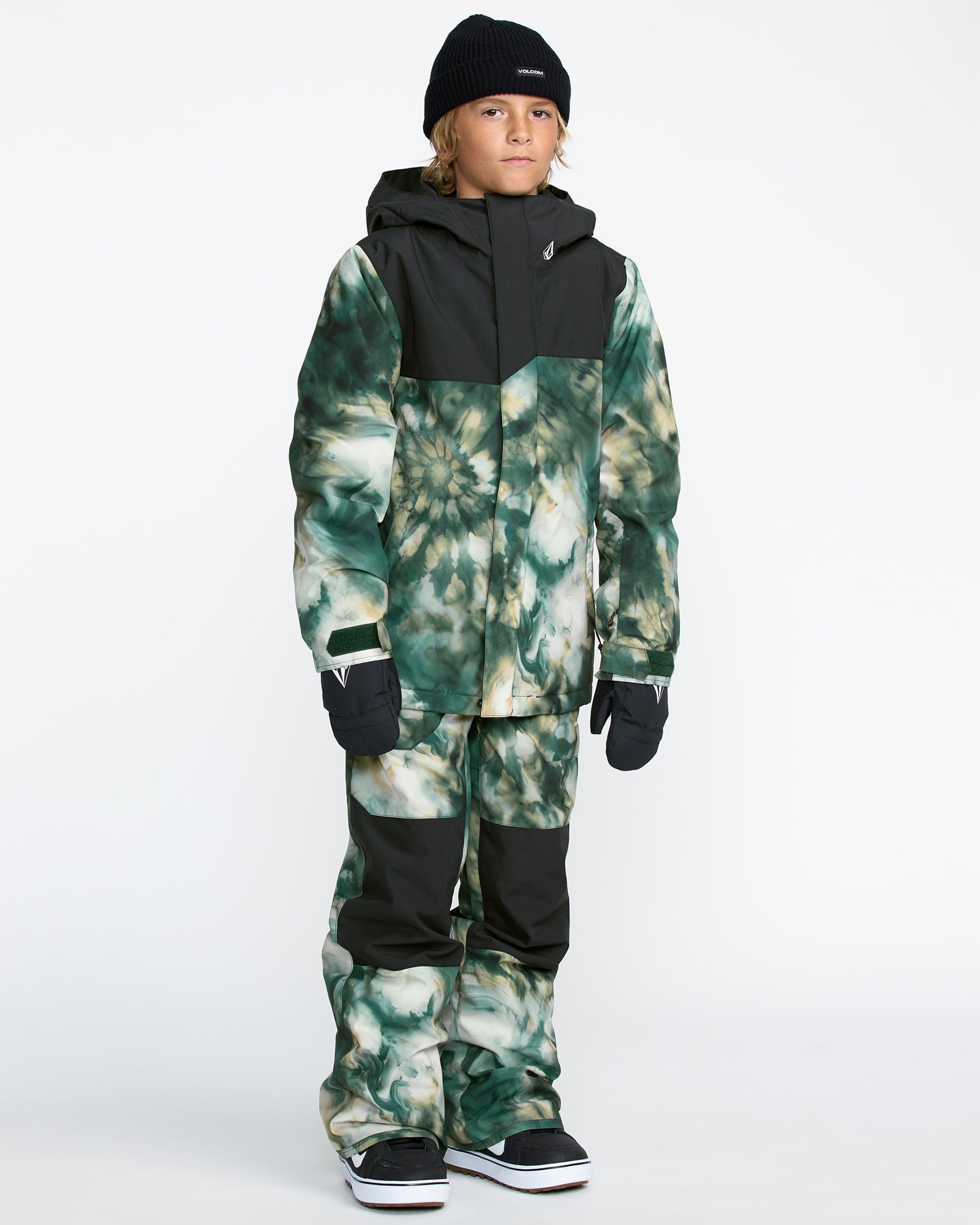 Volcom Kids' Stone.91 Insulated Jacket Shamrock Heather