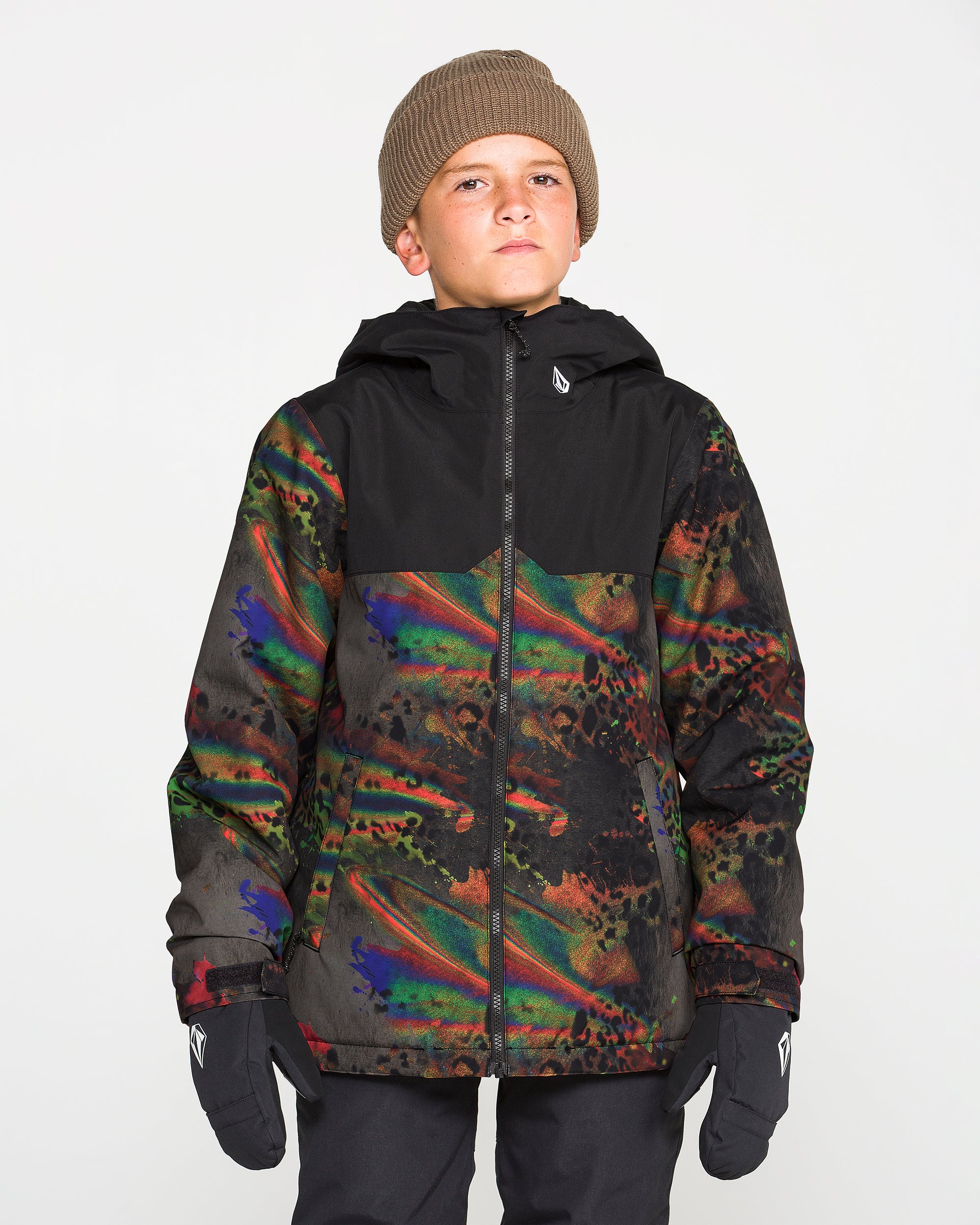2025 ボルコム キッズストーン.91インサレーテッドジャケット CNB S Youth Stone.91 Insulated Jacket - Volcom