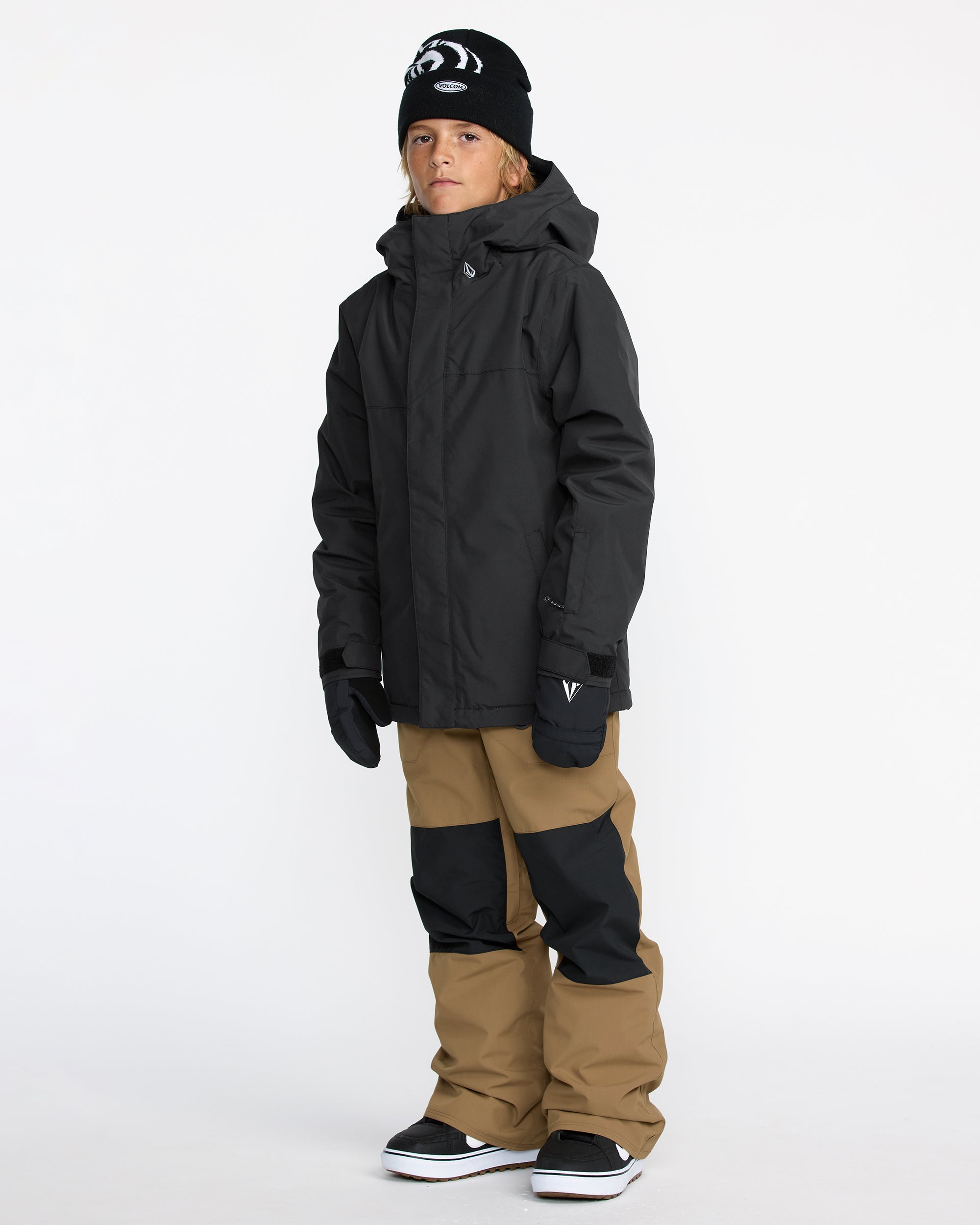 Volcom Kids' Barkley Insulated Bib Overall Bronze