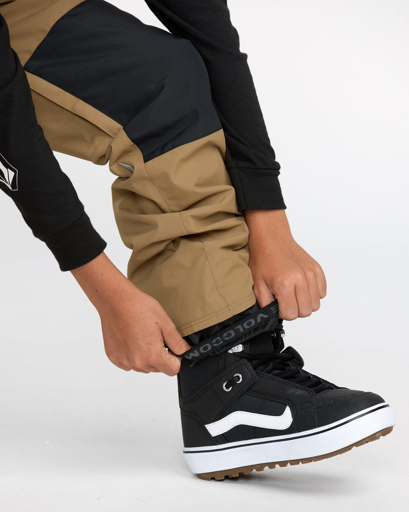 Volcom Kids' Barkley Insulated Bib Overall Bronze