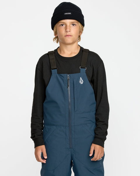 Volcom Kids' Barkley Insulated Bib Overall Deep Blue