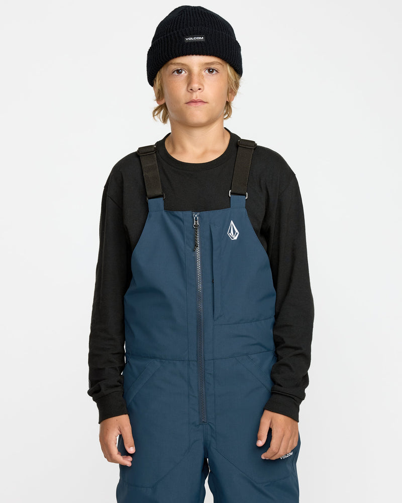 Kids' Barkley Insulated Bib Overall-Deep Blue-Volcom