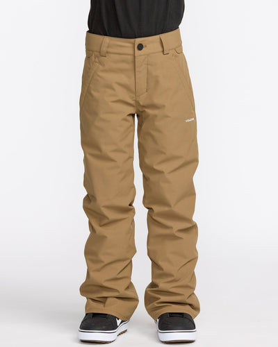 Volcom Big Kids' Freakin Chino Insulated Pants Bronze