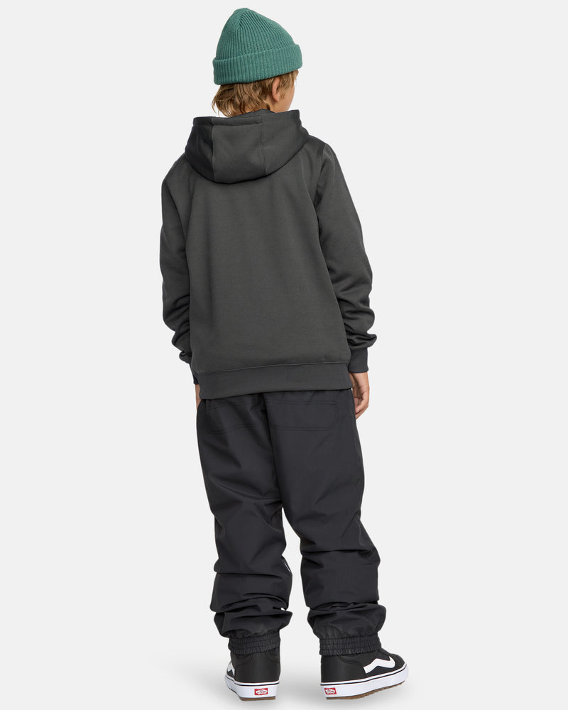 Kids' Hydro Fleece Hoodie-Dark Grey-Volcom