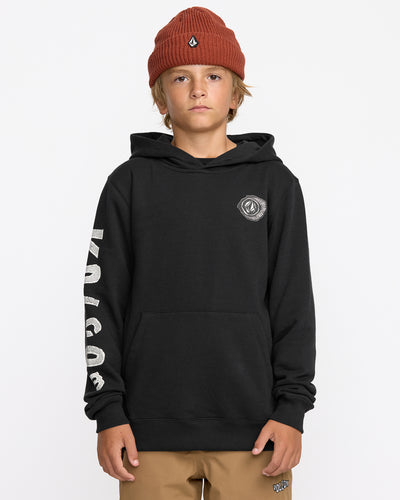 Kids' Youth Essential Hoodie-Black-Volcom