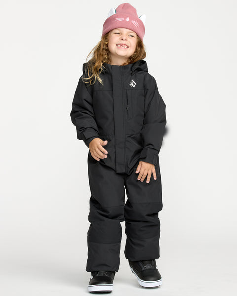 Kids' Little Flurry One Piece-Black-Volcom