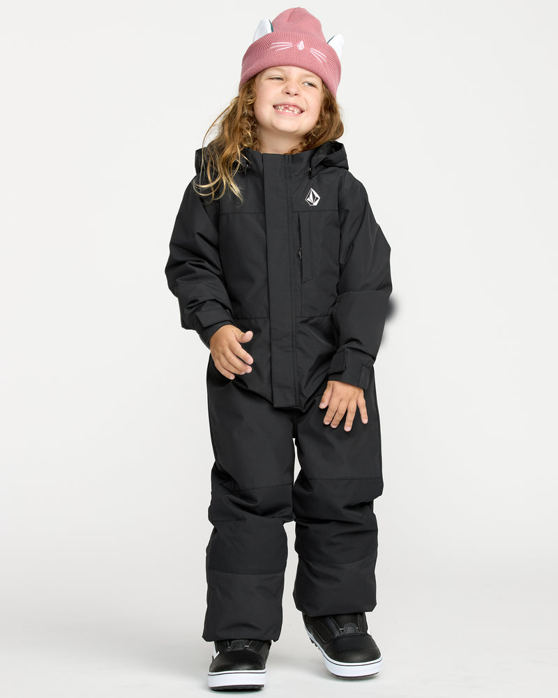 Kids' Little Flurry One Piece-Black-Volcom