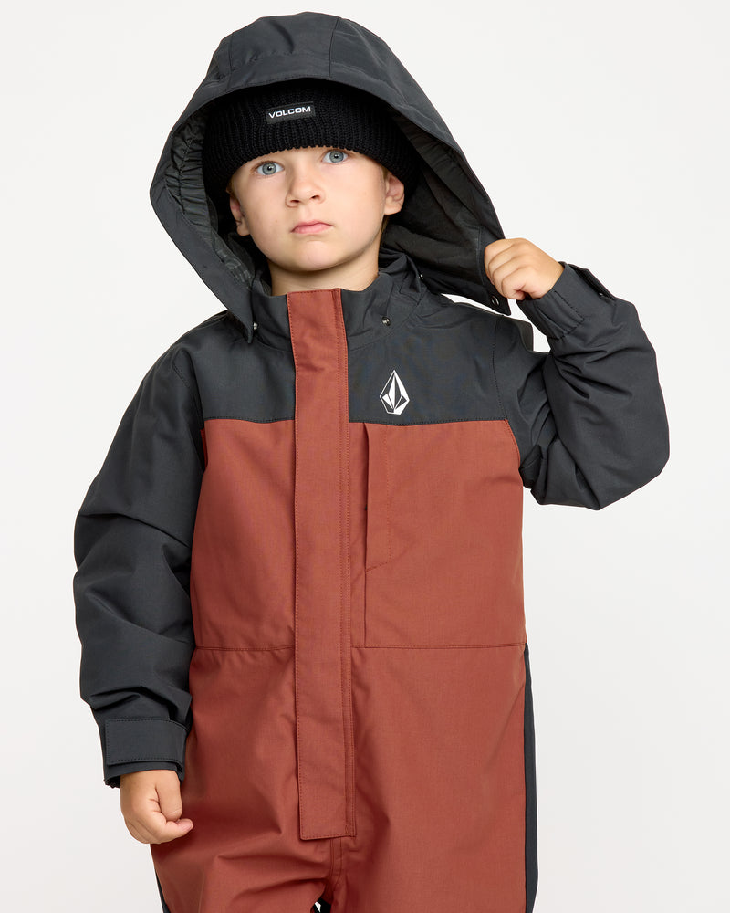 Volcom Kids' Little Flurry One Piece Henna