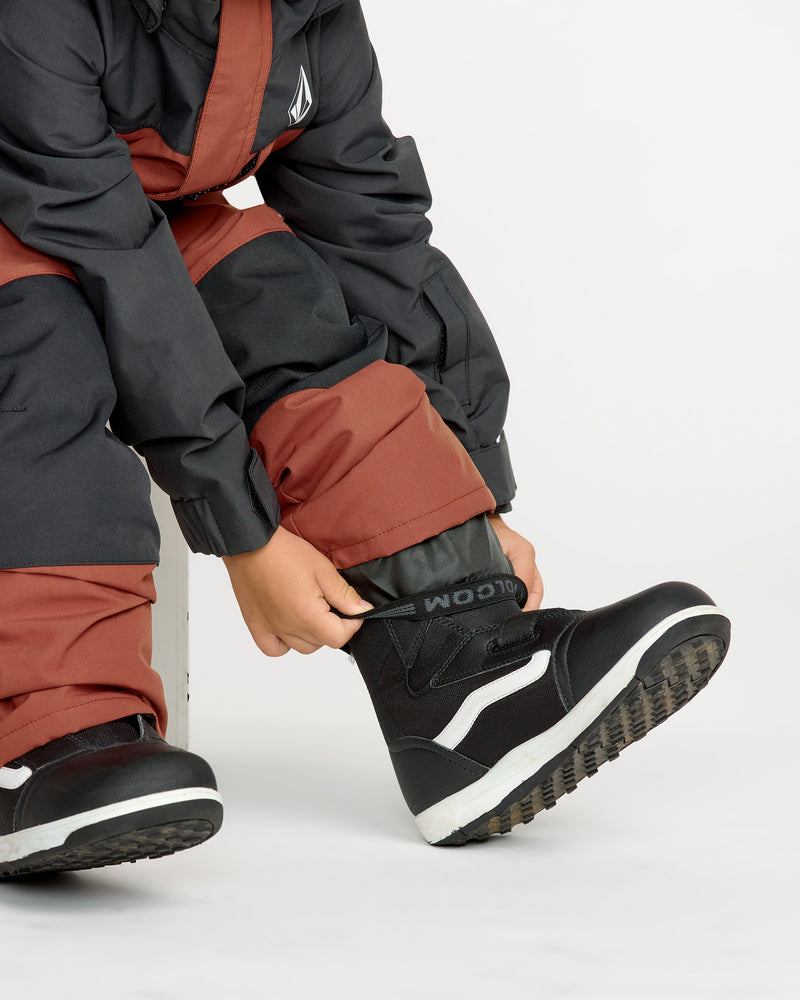 Volcom Kids' Little Flurry One Piece Henna