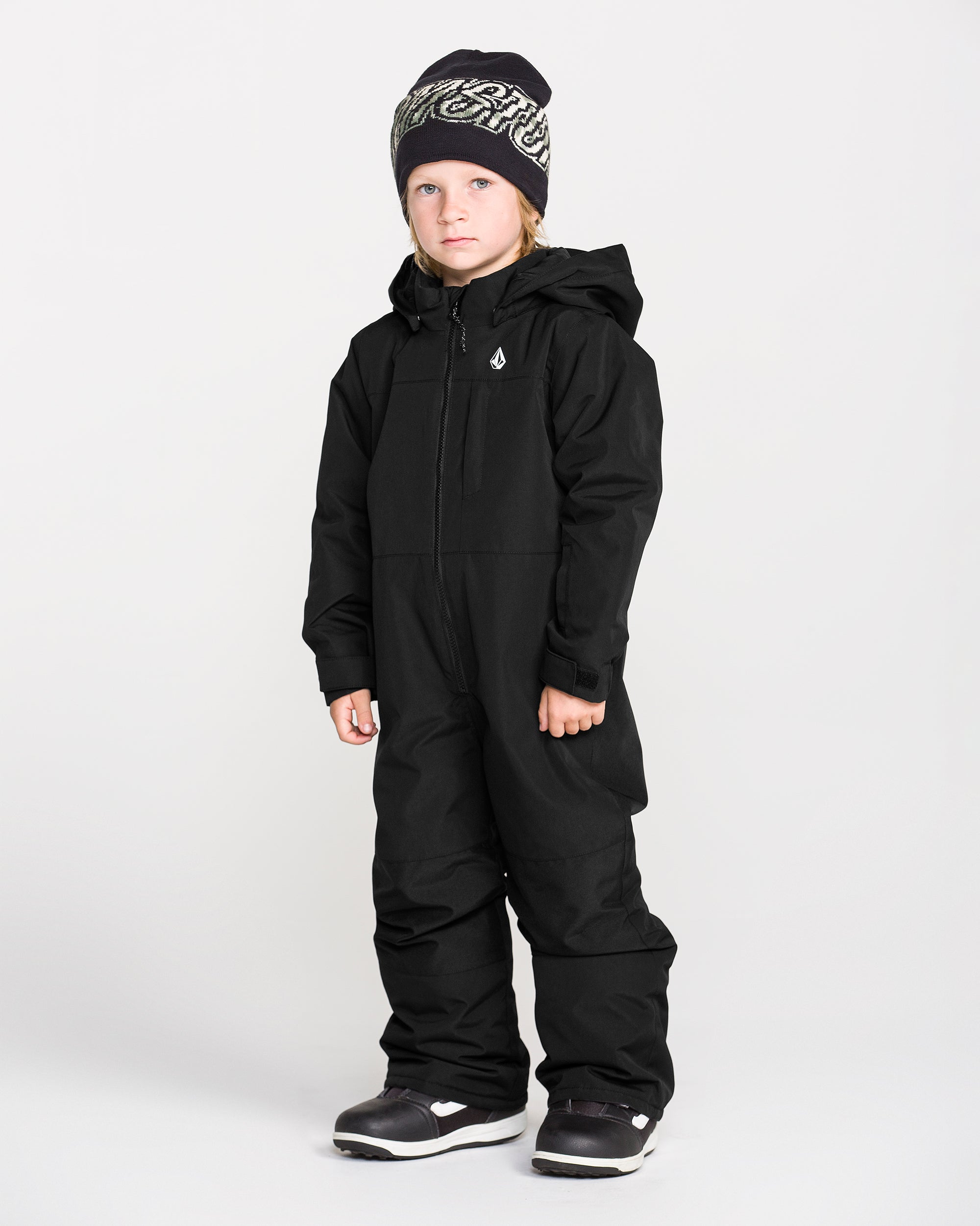 着用1回　volcom キッズウエア　上下セット　sizeS(10) Kid's Little Flurry One Piece - Volcom