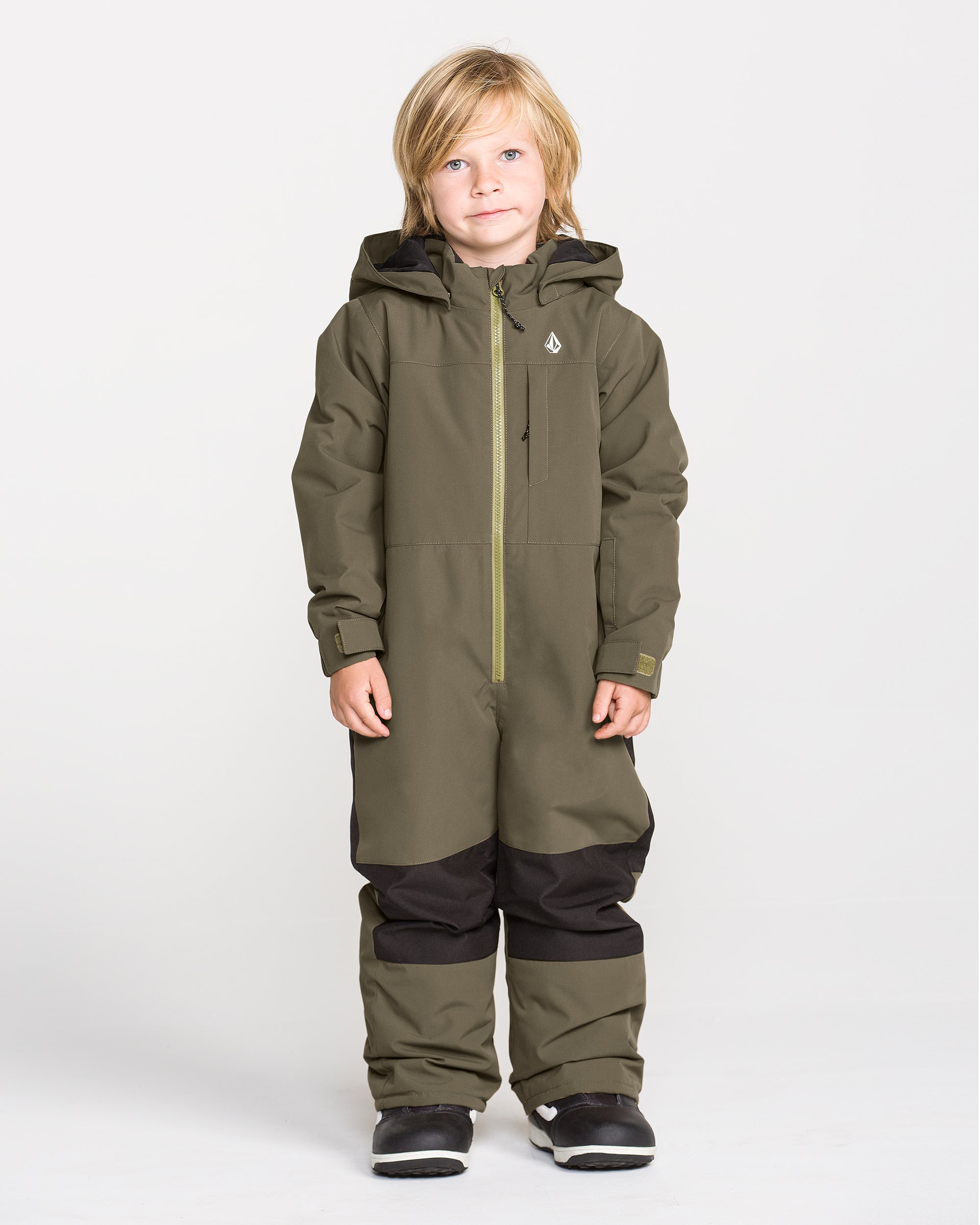 VOLCOM キッズ　スノーボードウェア上下　Ｌサイズ150〜160cm(美品) Kid's Little Flurry One Piece - Volcom
