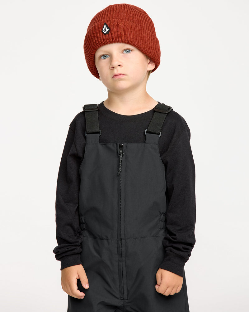 Volcom Little Kids' Flurry Insulated Bib Overall Black