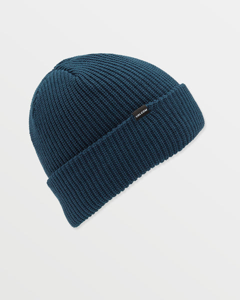 Men's Sweep Lined Beanie-Deep Blue-Volcom