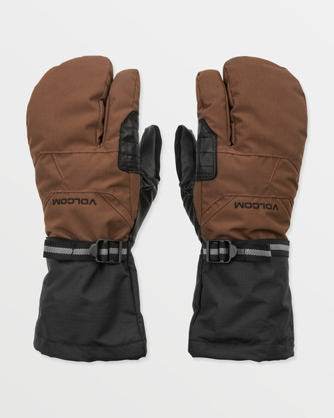 Volcom Men's V.Snow Trigger Mitt Brown