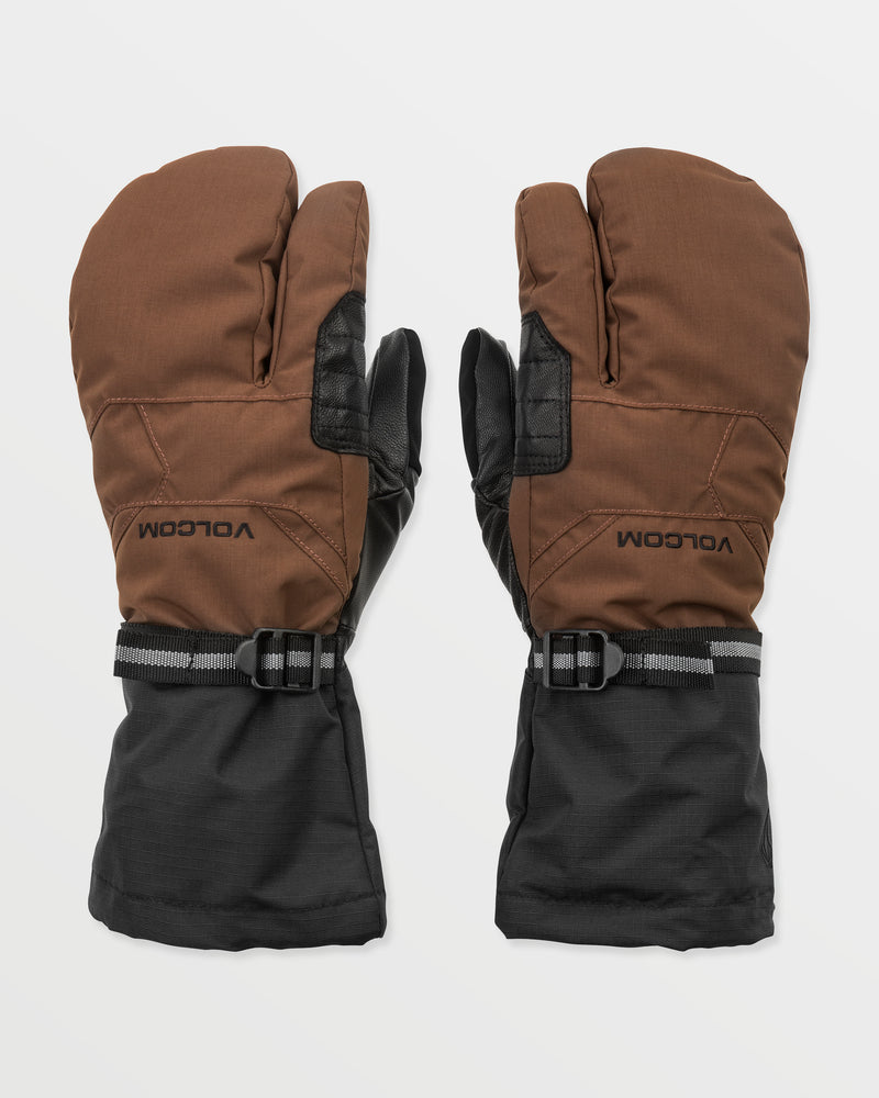 Volcom Men's V.Snow Trigger Mitt Brown