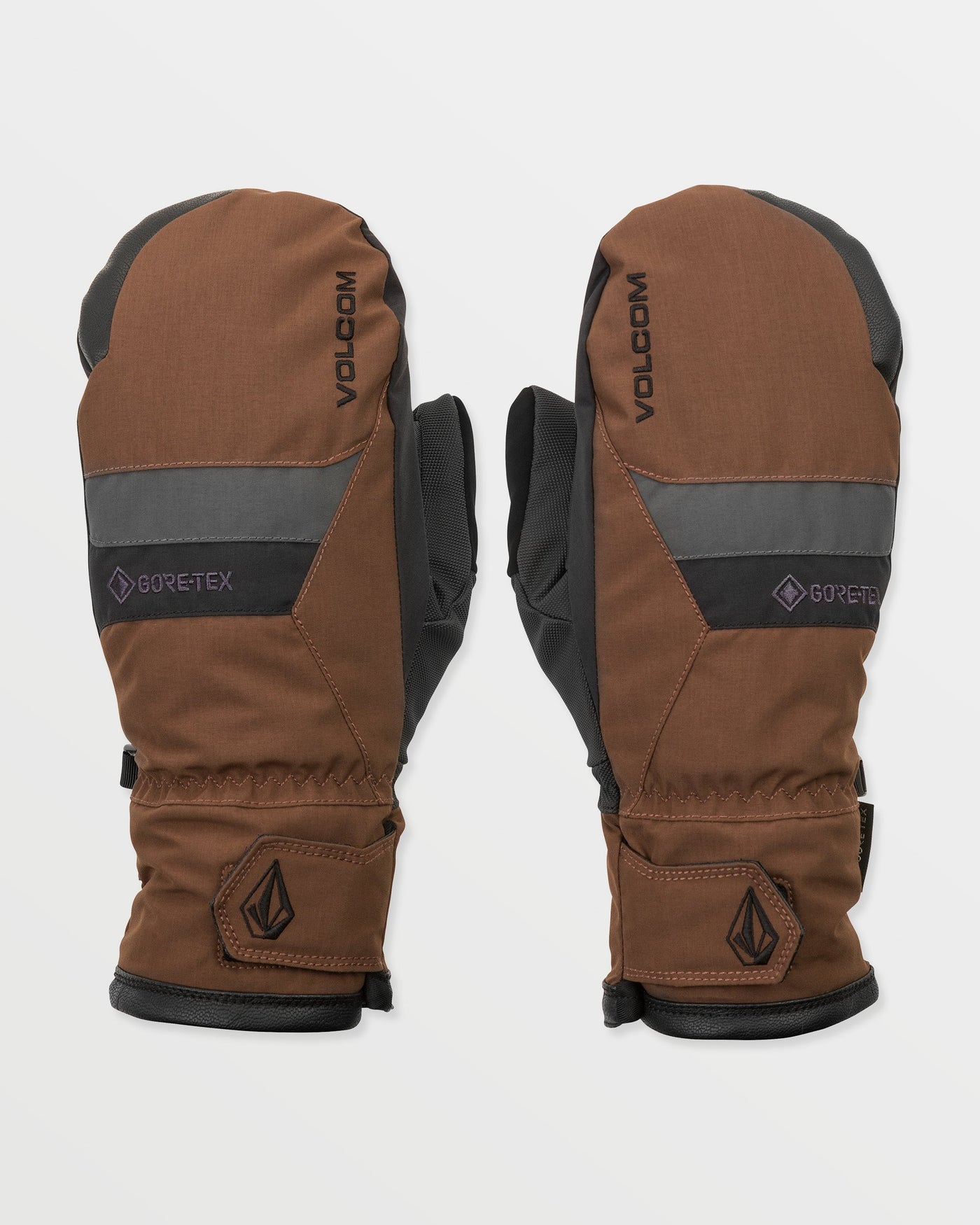 Volcom Men's Stay Dry Gore-Tex Mitts Brown