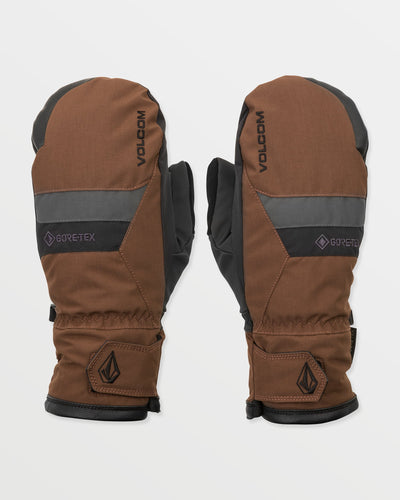 Volcom Men's Stay Dry Gore-Tex Mitts Brown