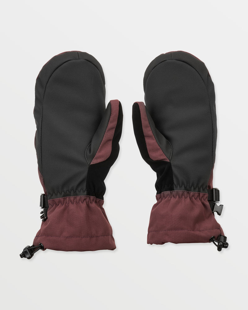 Volcom Women's V.Snow Over Mitts Oxblood