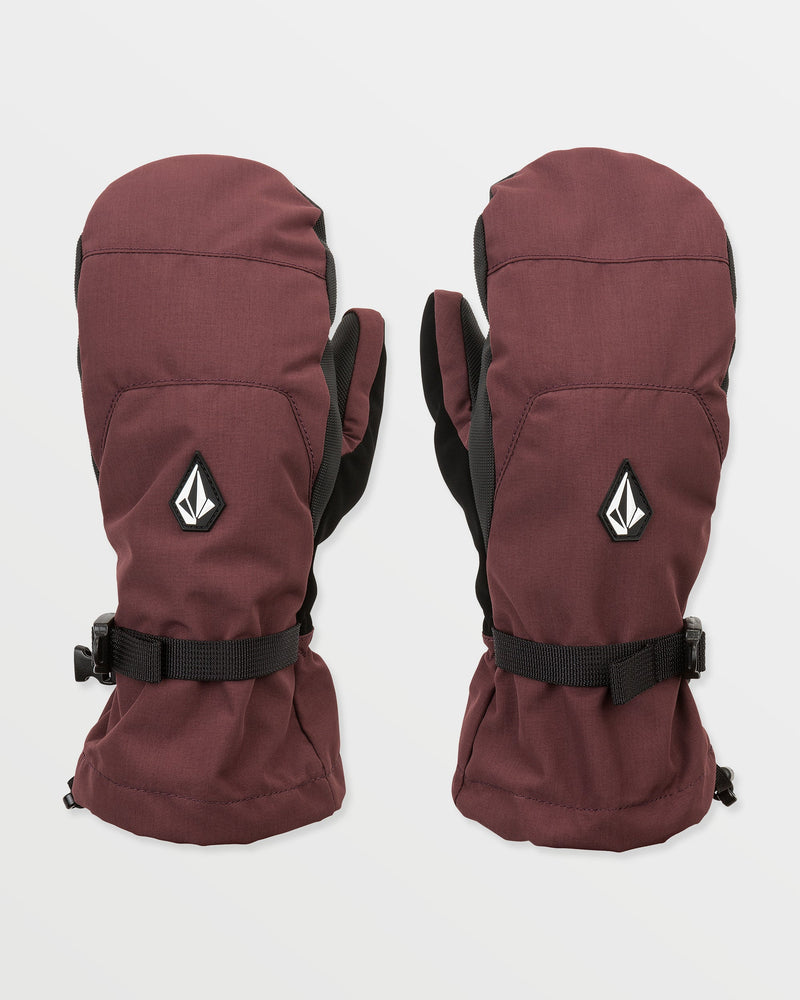 Volcom Women's V.Snow Over Mitts Oxblood
