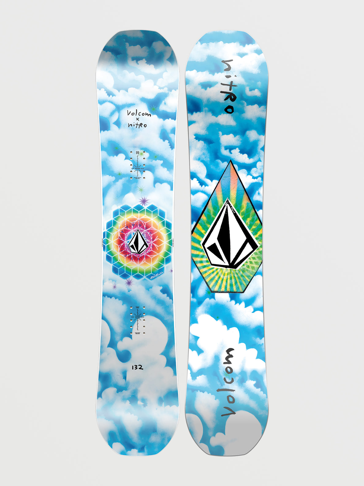 Ripper Youth x Volcom Snowboard - Cloud
