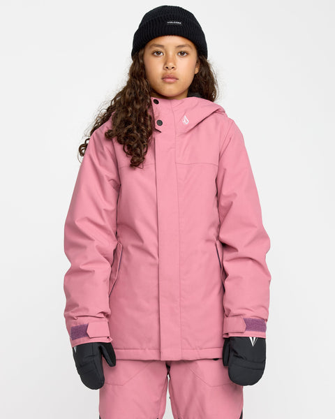 Volcom Big Girls' So Minty Insulated Jacket Mesa Rose