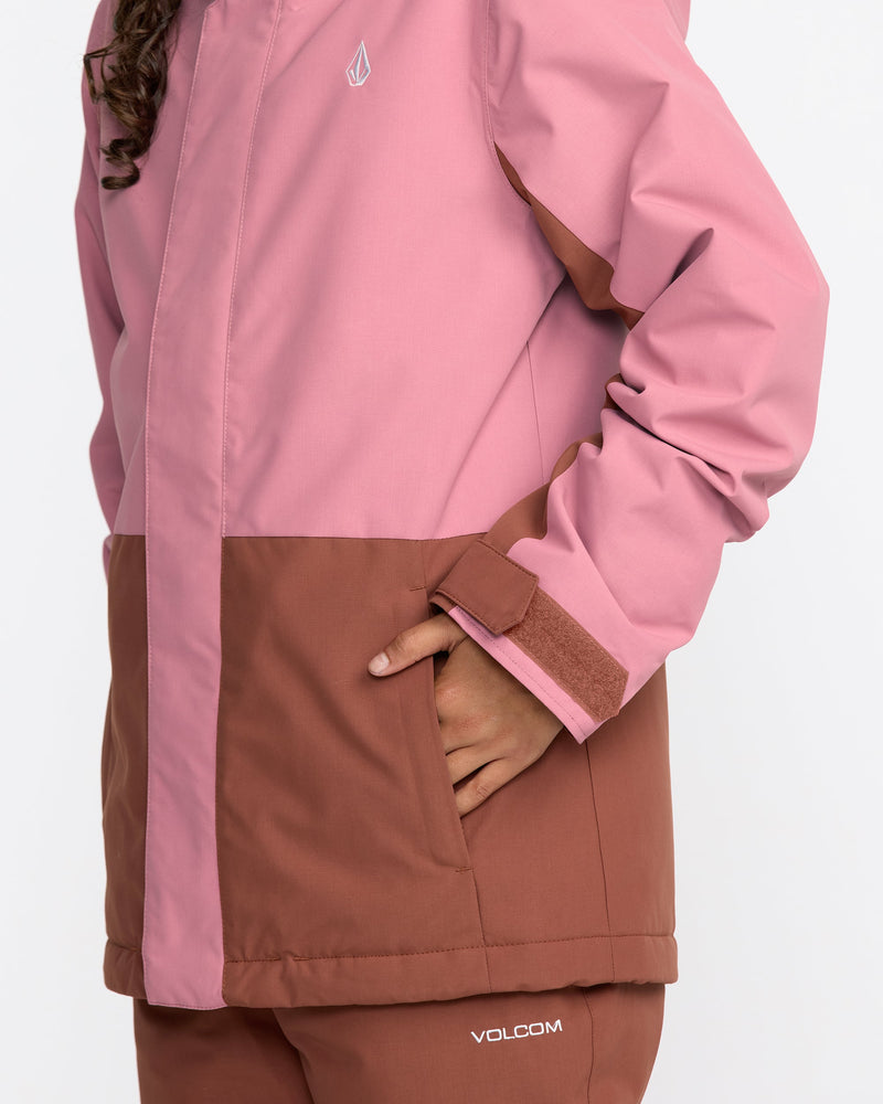 Volcom Kids' Sass'N'Frass Insulated Jacket Mesa Rose