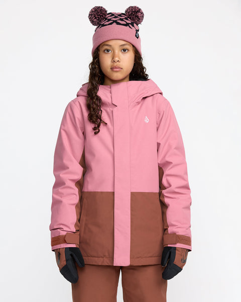 Volcom Kids' Sass'N'Frass Insulated Jacket Mesa Rose