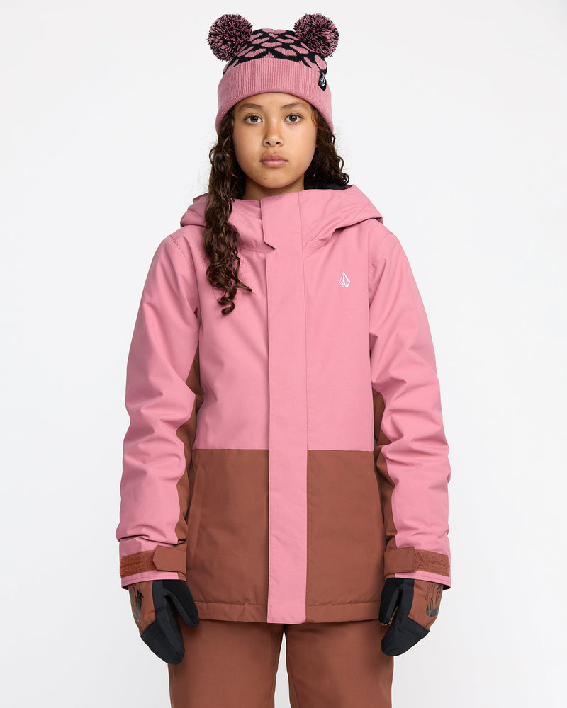 Volcom Kids' Sass'N'Frass Insulated Jacket Mesa Rose