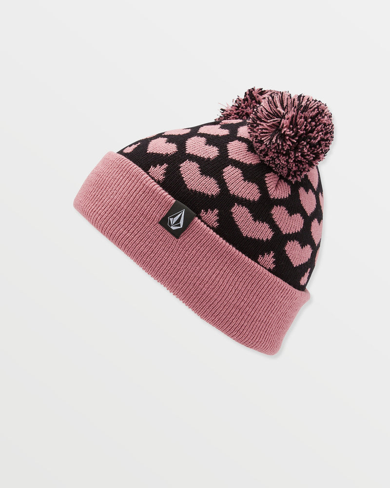 Volcom Kids' Stone Pom Beanie Black