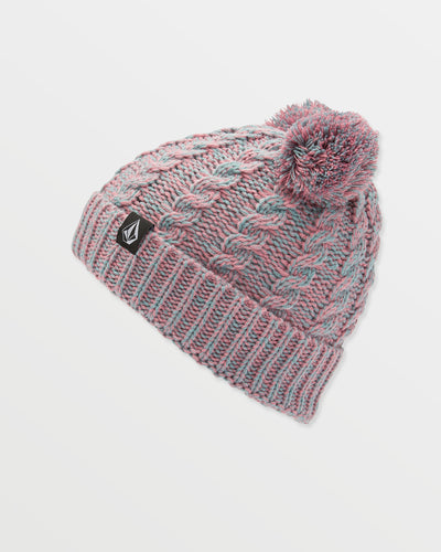 Volcom Kids' Stone Pom Beanie Mesa Rose