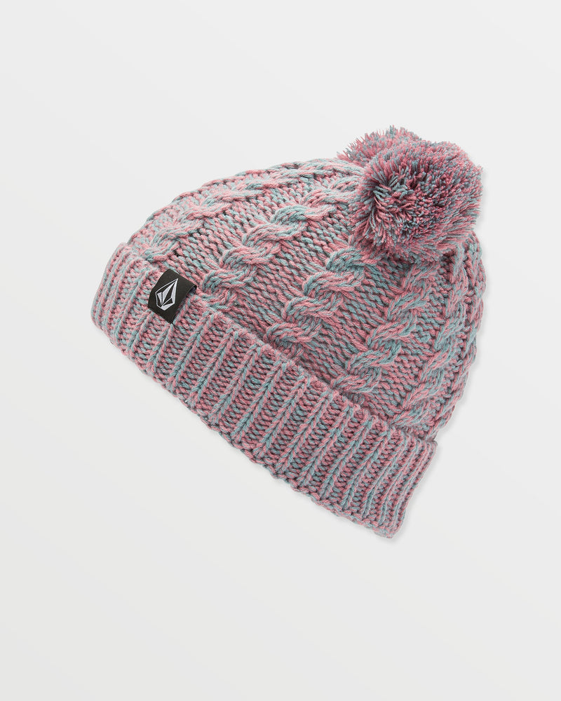 Volcom Kids' Stone Pom Beanie Mesa Rose
