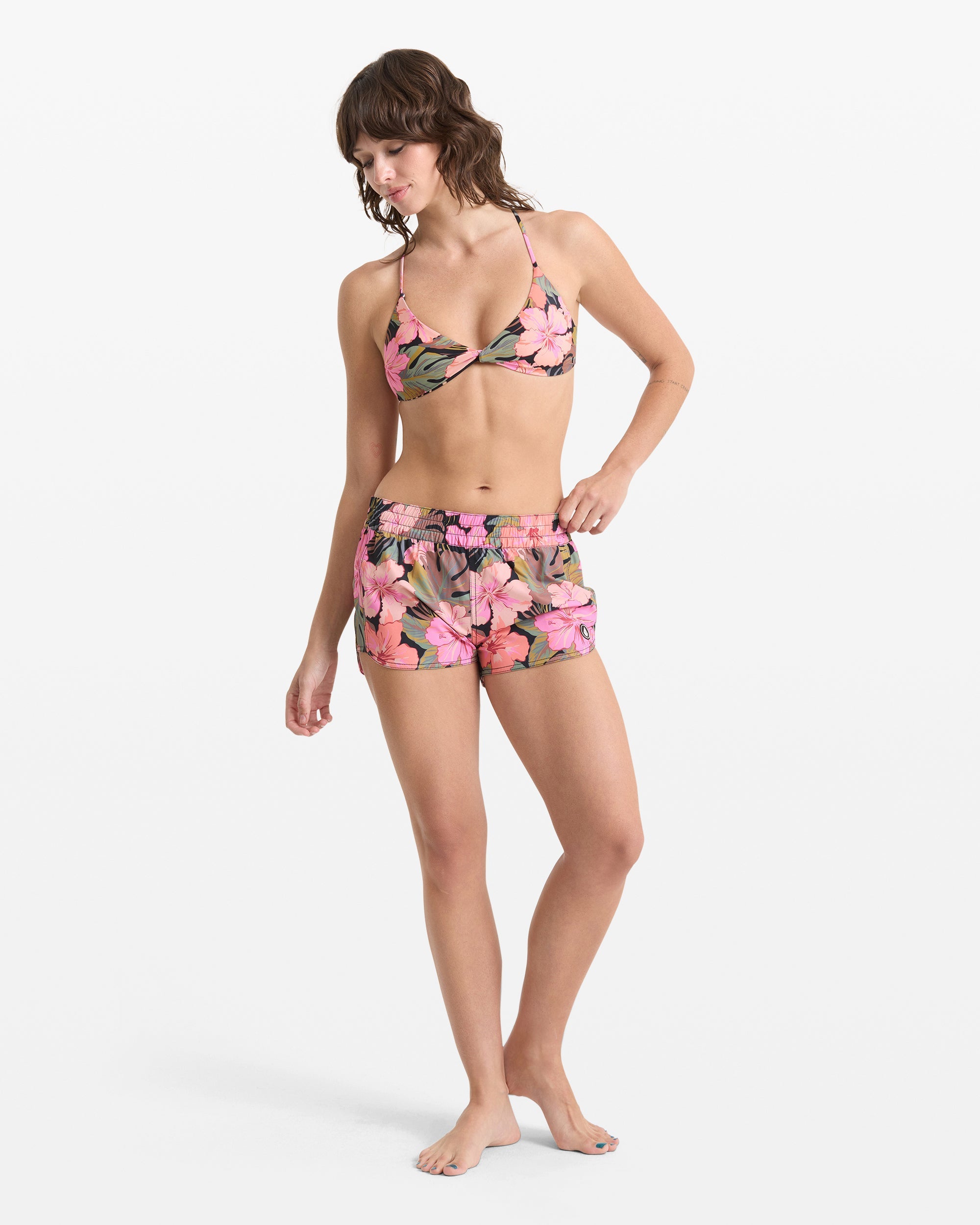 Women's Island Time Boardshorts-Multi-Volcom