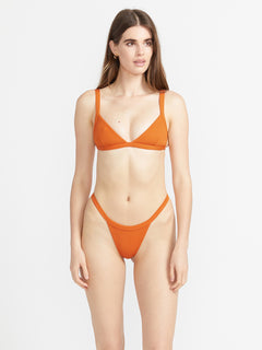 So Current Triangle Bikini Top - Burnt Sienna