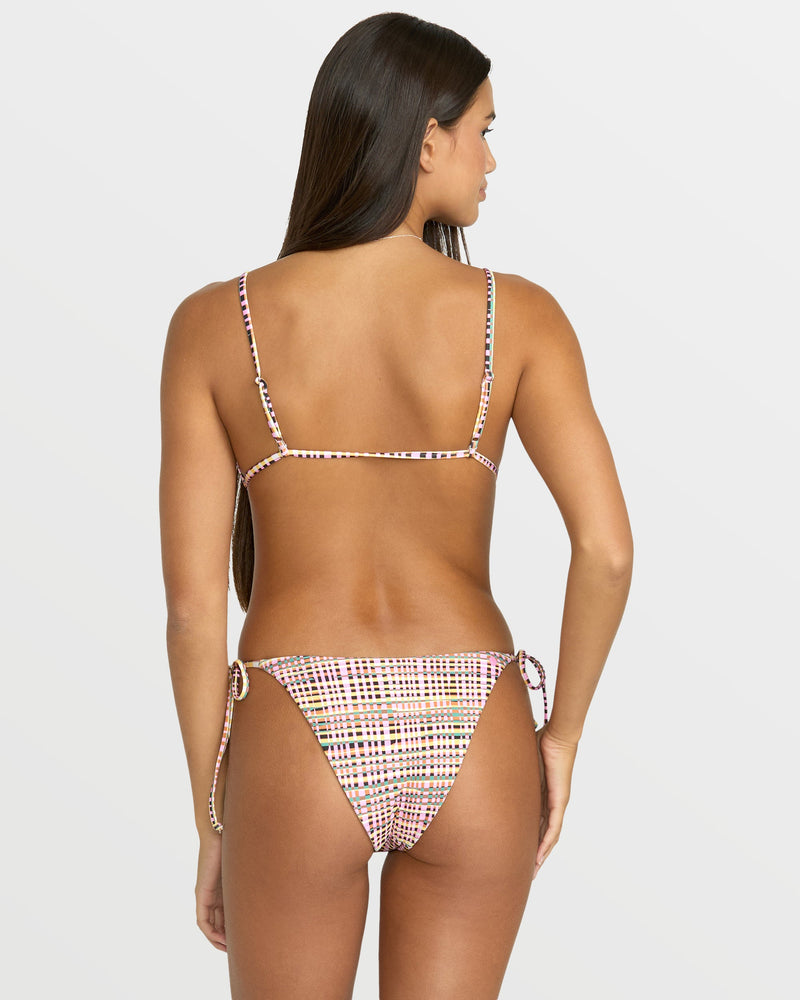 Volcom Women's Crossed Path Triangle Bikini Top Multi